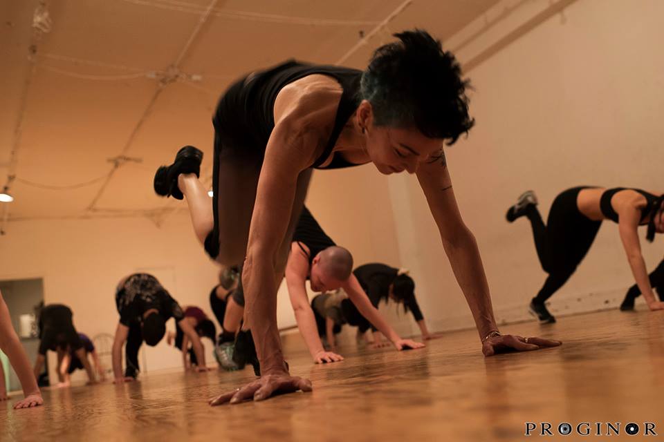 Dance class Danielle Hubbard photo by Andre Barrette